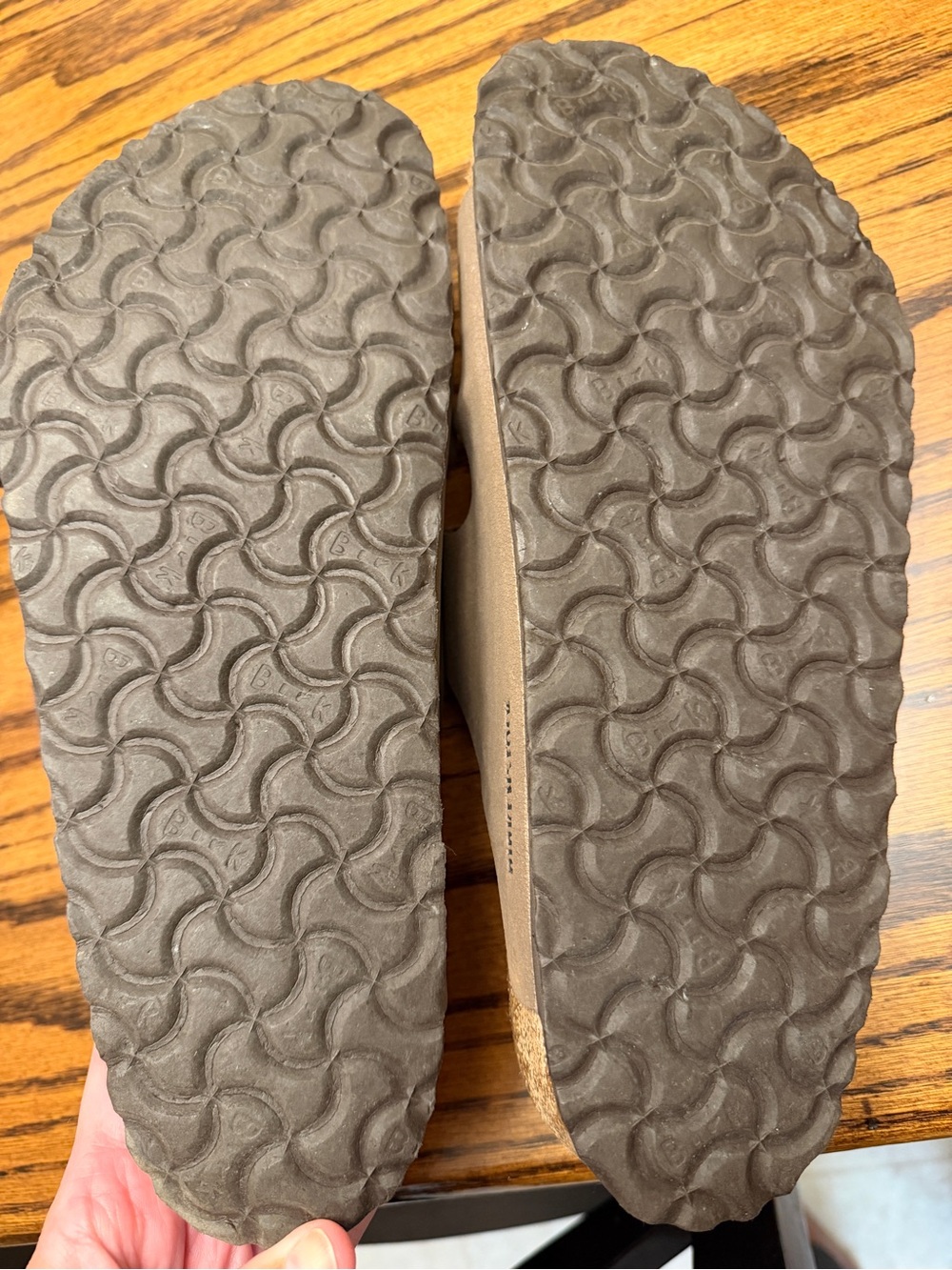Birkenstock Arizona Two-Strap Sandals in Brown Suede - Picture 3 of 5